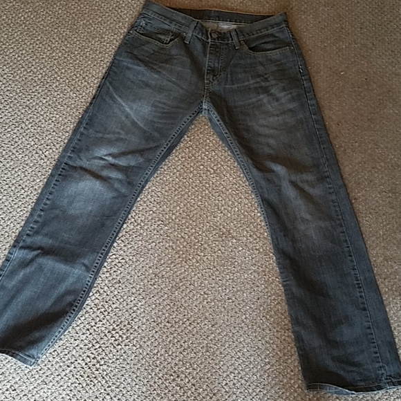 32 x 30 Levi's 514 Jean's Grey Zipper Straight - Picture 4 of 8
